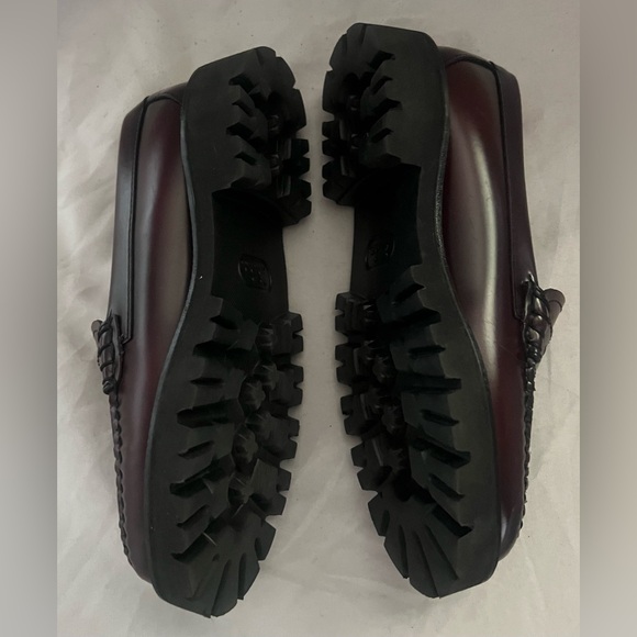 G.H. Bass WEEJUNS WOMENS WINE LEATHER Slip-On Loafers SHOES 7.5 $185 - Picture 11 of 15